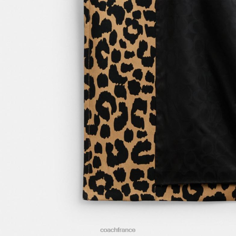 Coach femmes trench oversize imprimé léopard léopard HHR6J437