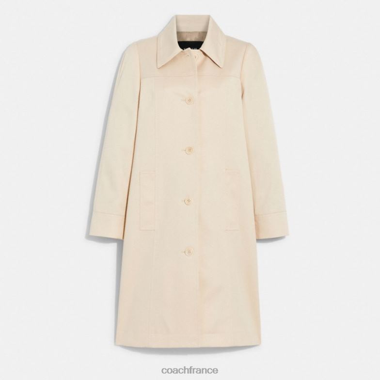 Coach femmes trench trapèze porcelaine HHR6J463
