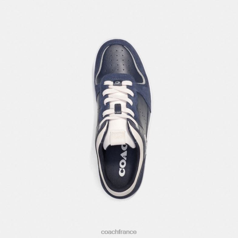 Coach Hommes baskets c201 La marine de minuit HHR6J739