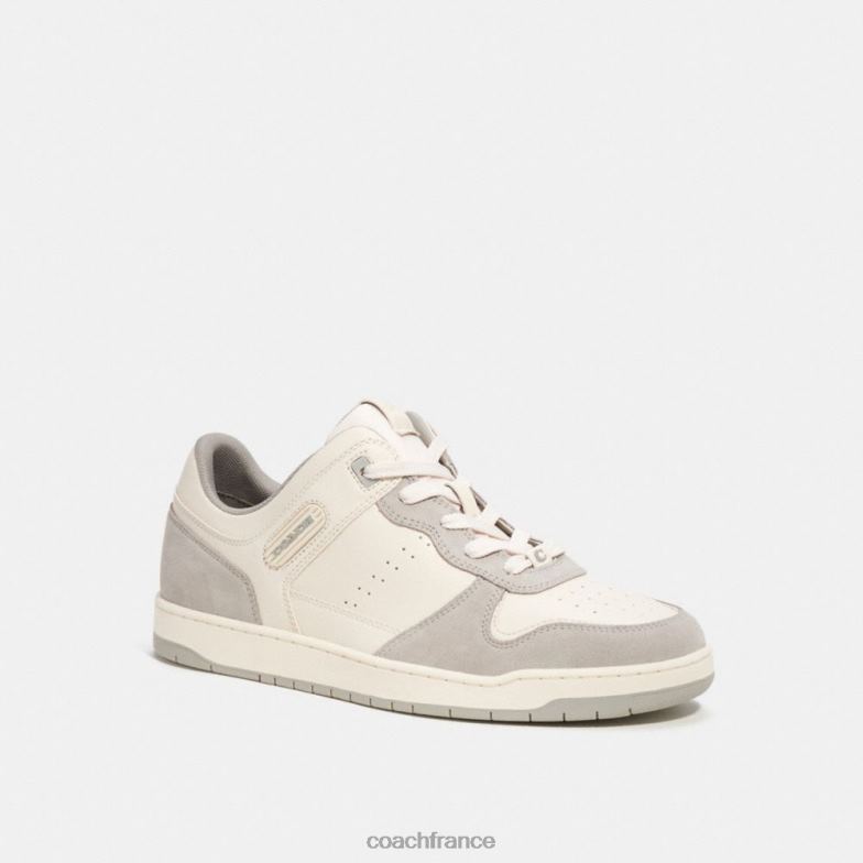 Coach Hommes baskets c201 craie/gris tourterelle HHR6J740