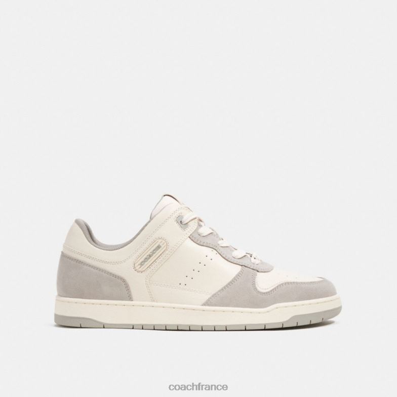 Coach Hommes baskets c201 craie/gris tourterelle HHR6J740