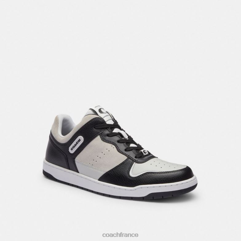 Coach Hommes baskets c201 noir/gris clair HHR6J736