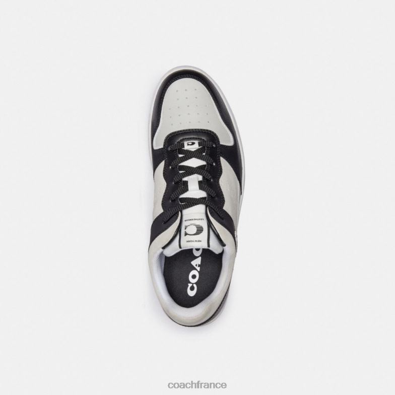 Coach Hommes baskets c201 noir/gris clair HHR6J736