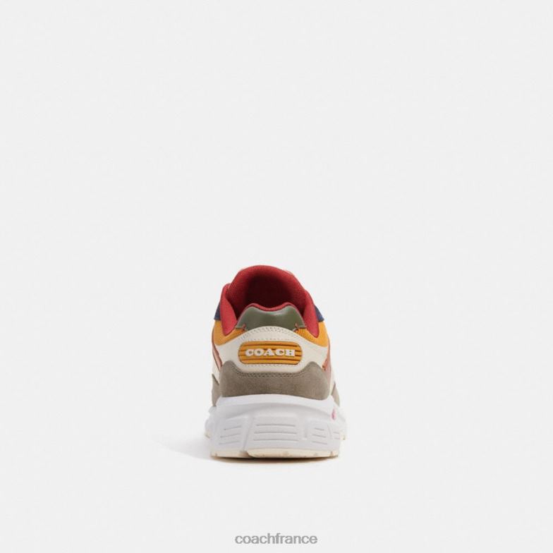 Coach Hommes baskets c301 vert/renoncule HHR6J738