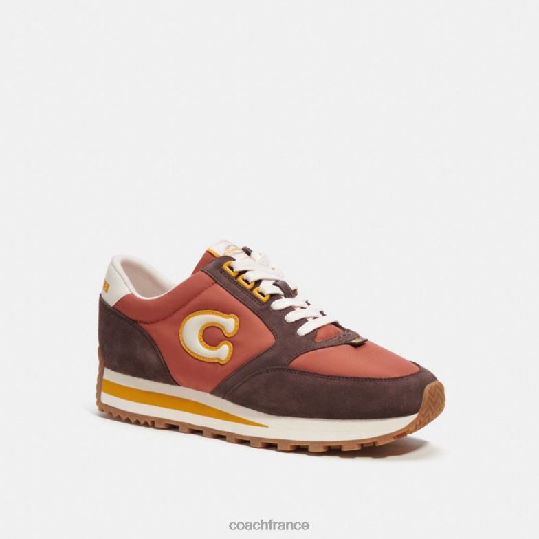 Coach Hommes sneaker de coureur rouille/érable HHR6J745