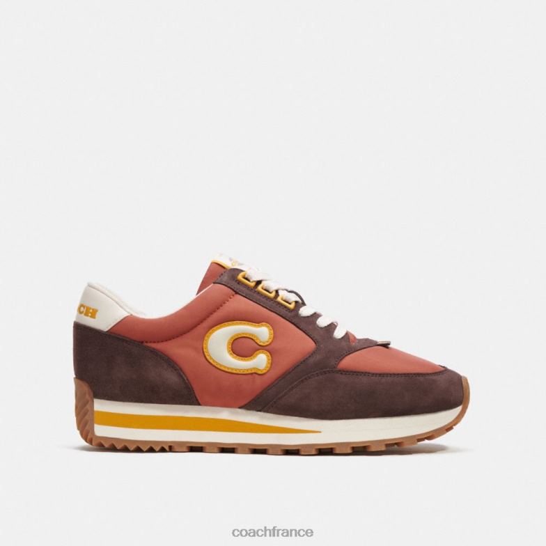 Coach Hommes sneaker de coureur rouille/érable HHR6J745