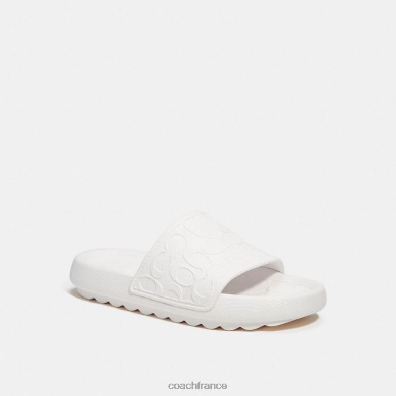Coach Hommes obi sport slide en signature craie HHR6J729