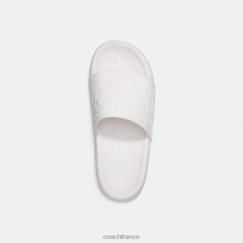 Coach Hommes obi sport slide en signature craie HHR6J729