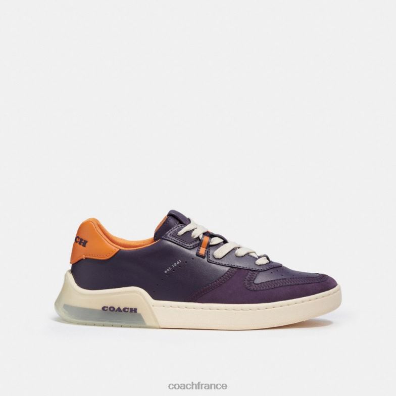Coach Hommes sneaker citysole violet foncé HHR6J749