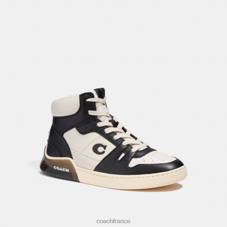 Coach Hommes sneaker montante citysole craie/noir HHR6J748