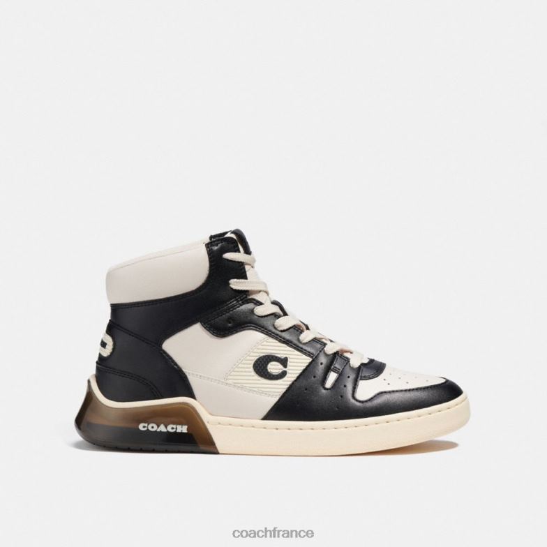 Coach Hommes sneaker montante citysole craie/noir HHR6J748