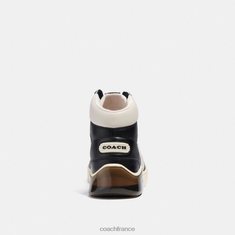Coach Hommes sneaker montante citysole craie/noir HHR6J748
