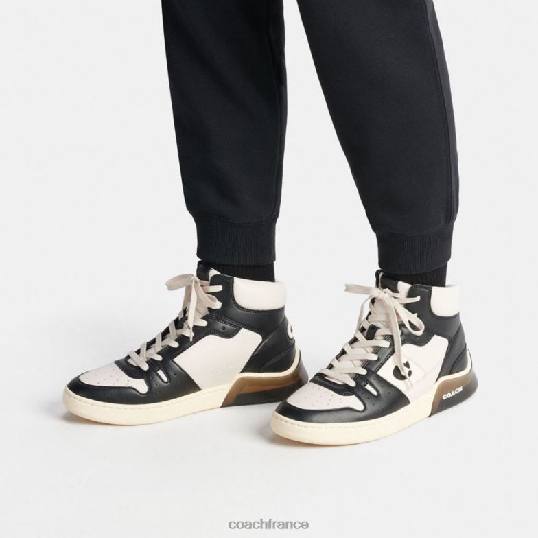 Coach Hommes sneaker montante citysole craie/noir HHR6J748