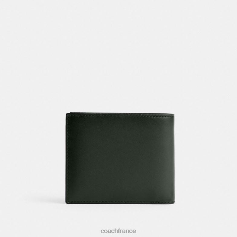 Coach Hommes Portefeuille 3 en 1 vert amazonien HHR6J706