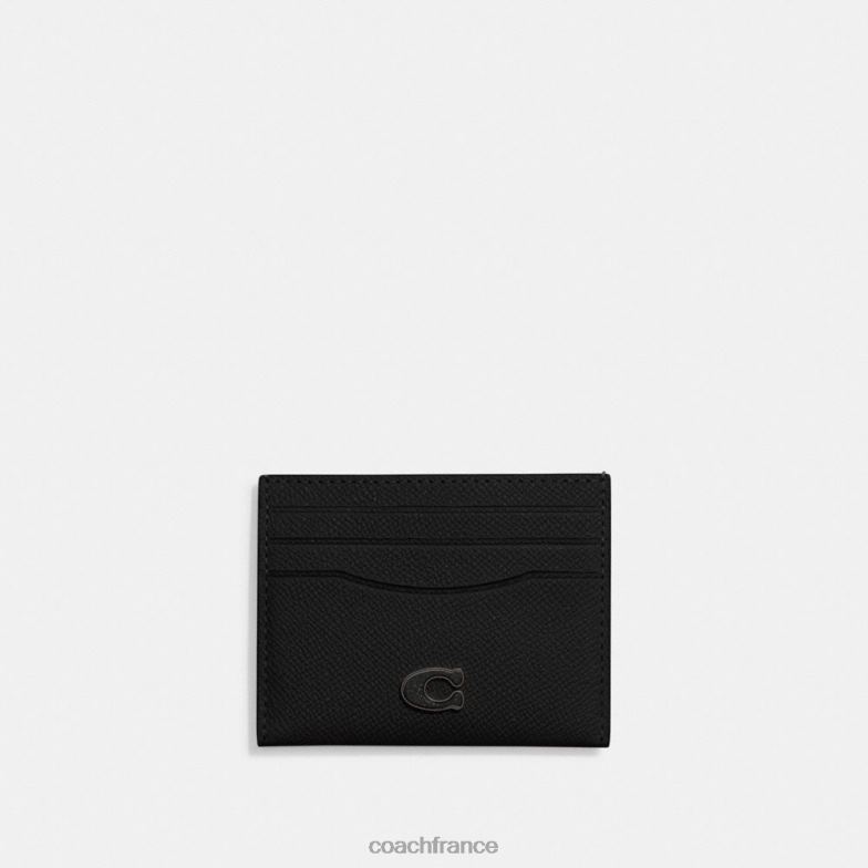 Coach Hommes étui à cartes noir HHR6J727