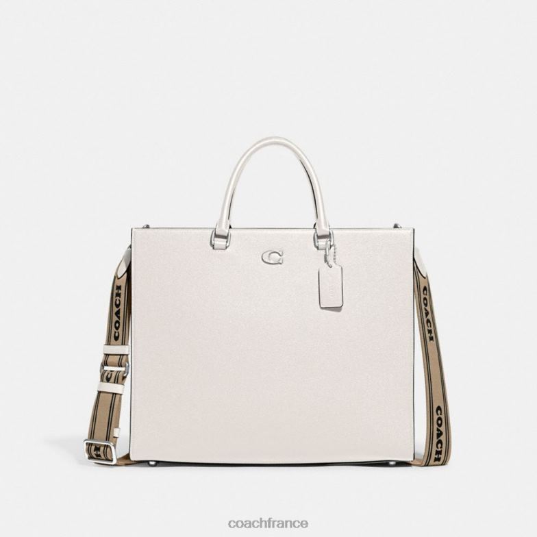 Coach Hommes cabas 40 avec intérieur en toile signature craie HHR6J641