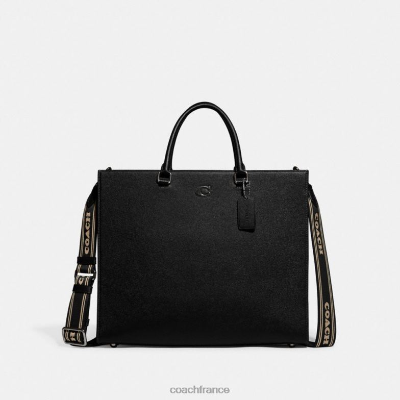 Coach Hommes cabas 40 avec intérieur en toile signature noir HHR6J638