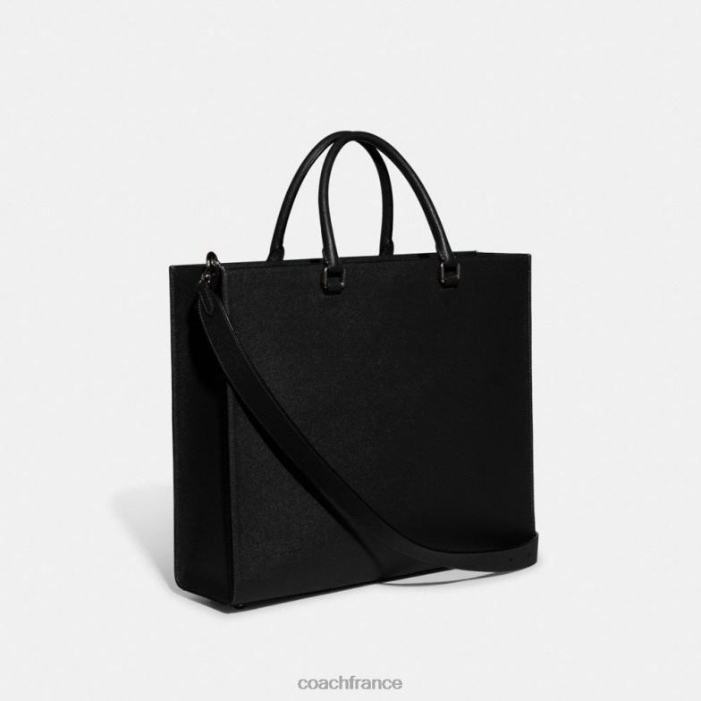 Coach Hommes cabas 40 avec intérieur en toile signature noir HHR6J638