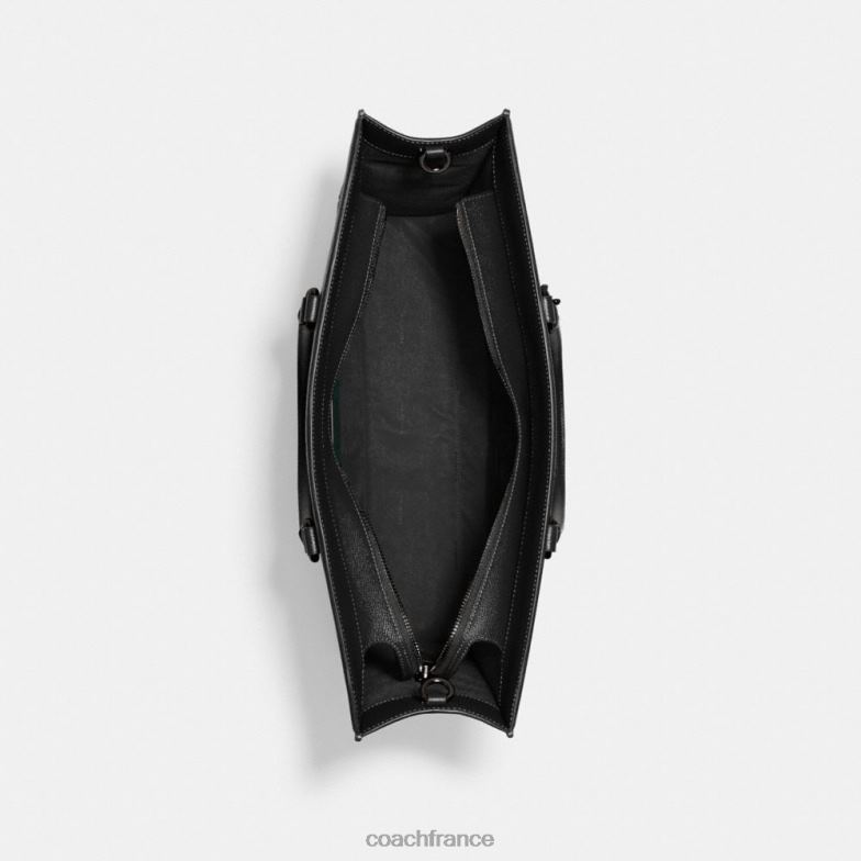 Coach Hommes cabas 40 avec intérieur en toile signature noir HHR6J638