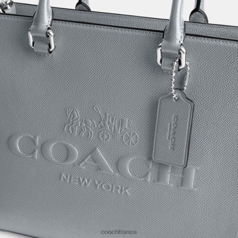 Coach Hommes cabas avec toile signature gris bleu HHR6J634
