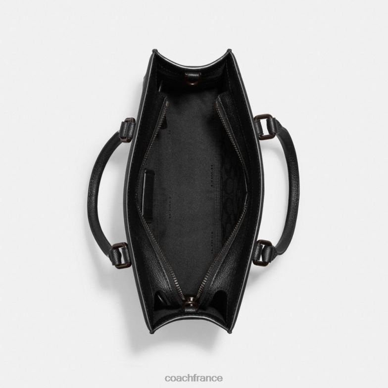 Coach Hommes cabas avec toile signature noir HHR6J637
