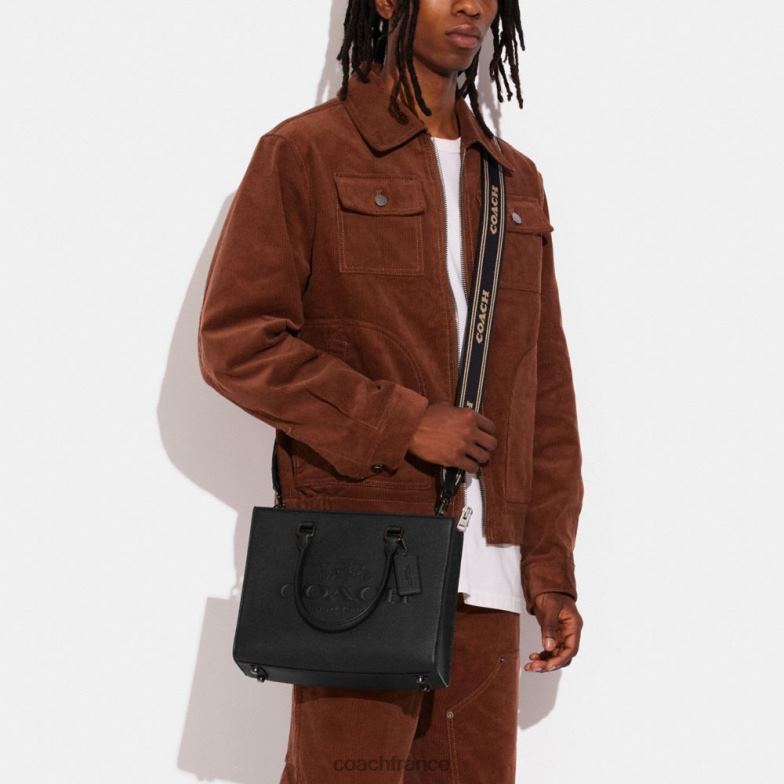 Coach Hommes cabas avec toile signature noir HHR6J637