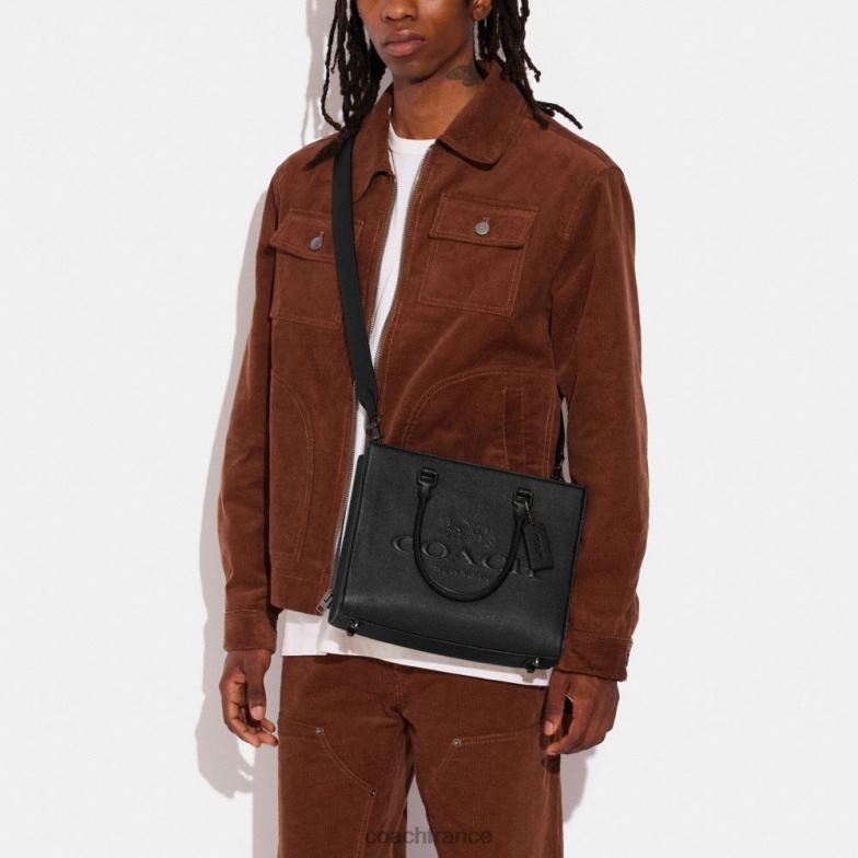 Coach Hommes cabas avec toile signature noir HHR6J637