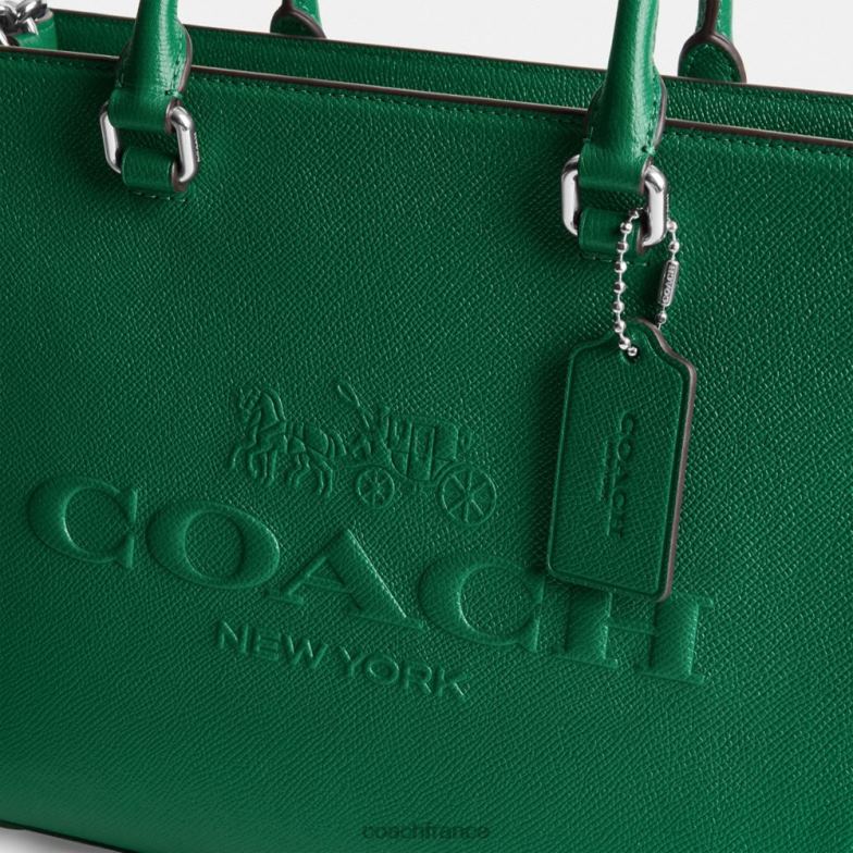Coach Hommes cabas avec toile signature vert HHR6J643