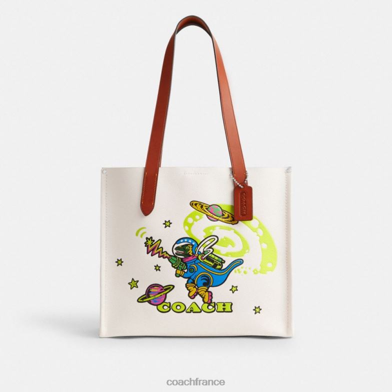 Coach Hommes cosmic coach relay cabas 34 avec rexy craie multi HHR6J633