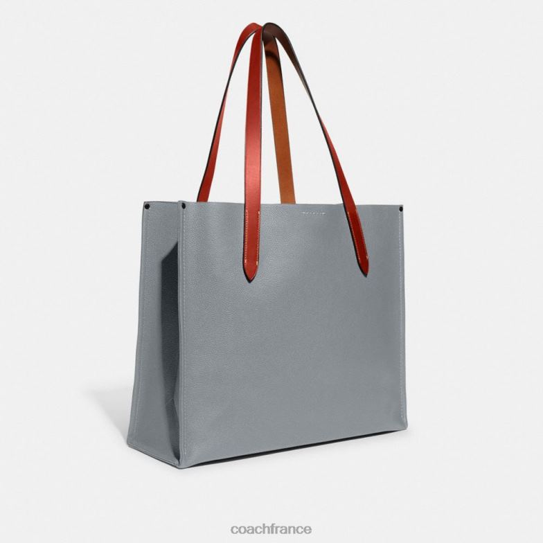Coach Hommes fourre-tout relais gris bleu HHR6J630
