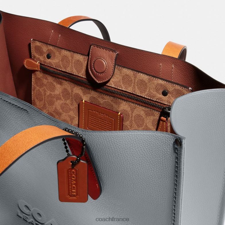 Coach Hommes fourre-tout relais gris bleu HHR6J630