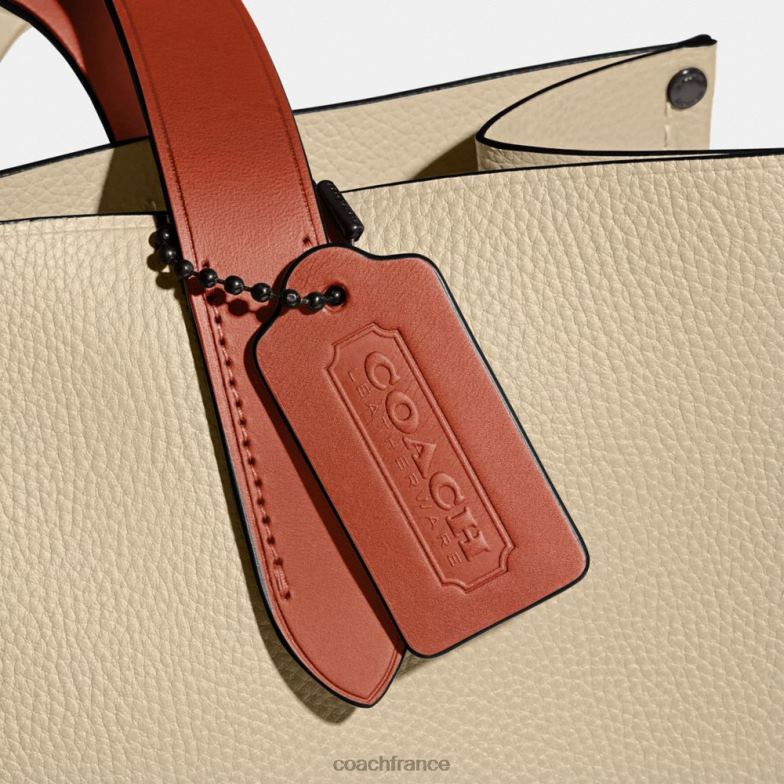 Coach Hommes relais cabas 34 Ivoire HHR6J628