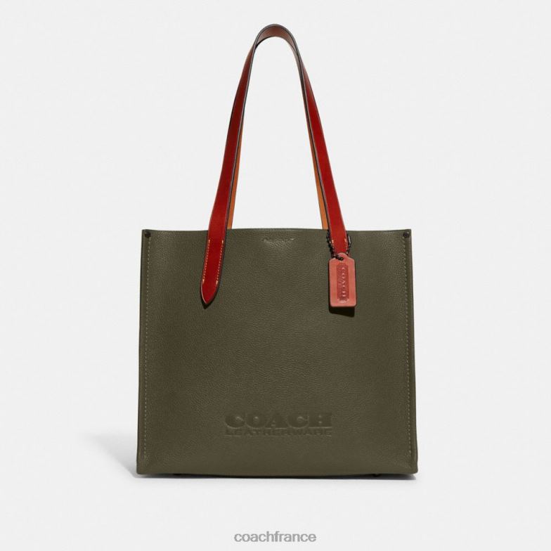 Coach Hommes relais cabas 34 armée verte HHR6J644