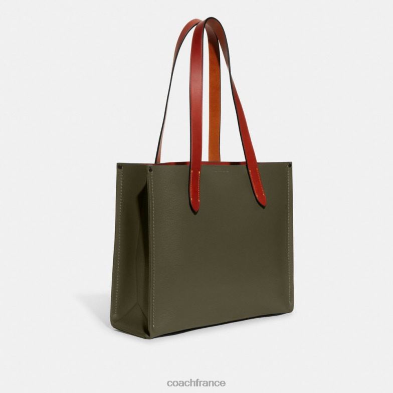 Coach Hommes relais cabas 34 armée verte HHR6J644