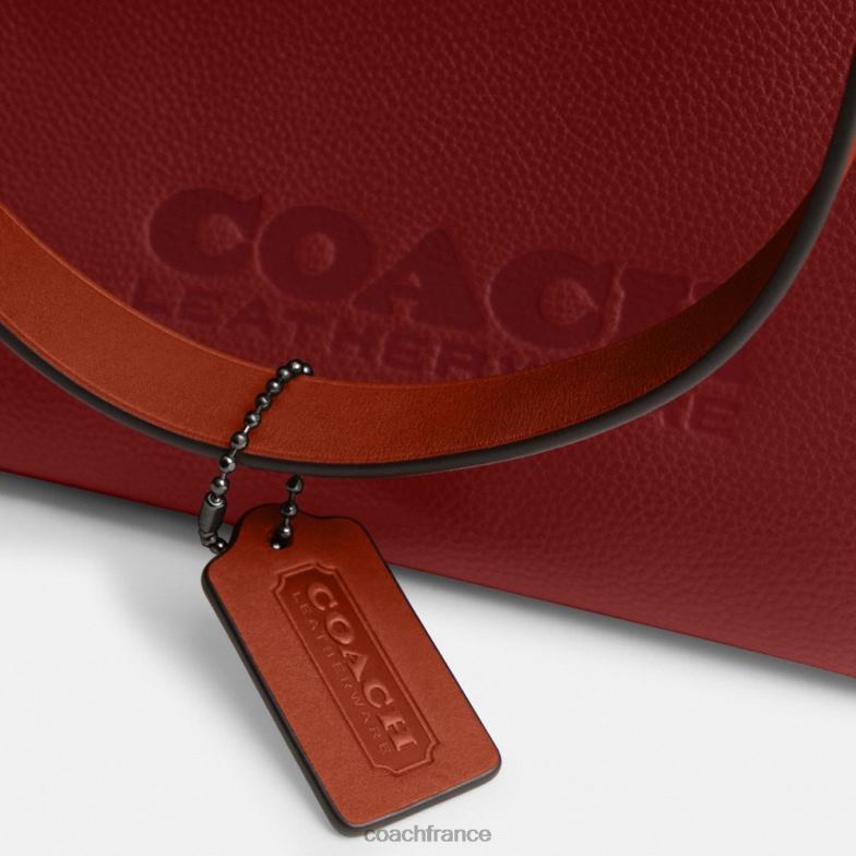 Coach Hommes relais cabas 34 rouge rubis HHR6J627
