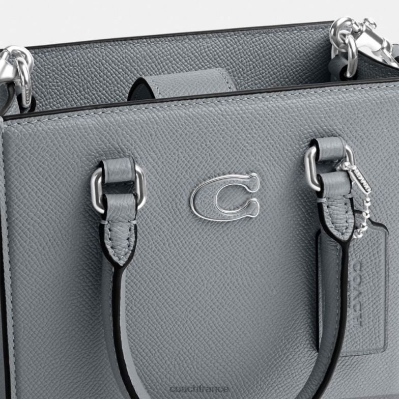 Coach Hommes cabas 16 avec toile signature gris bleu HHR6J670