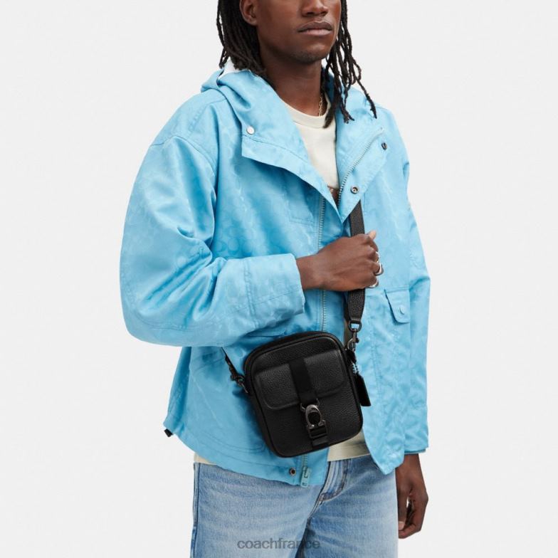 Coach Hommes sac à bandoulière Beck noir HHR6J673