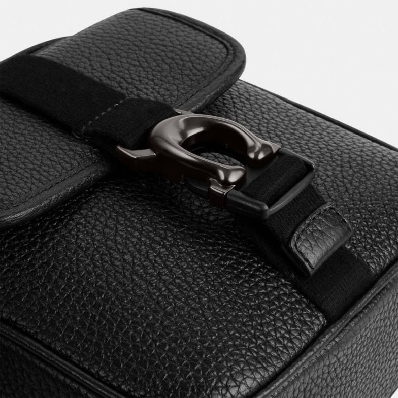 Coach Hommes sac à bandoulière Beck noir HHR6J673