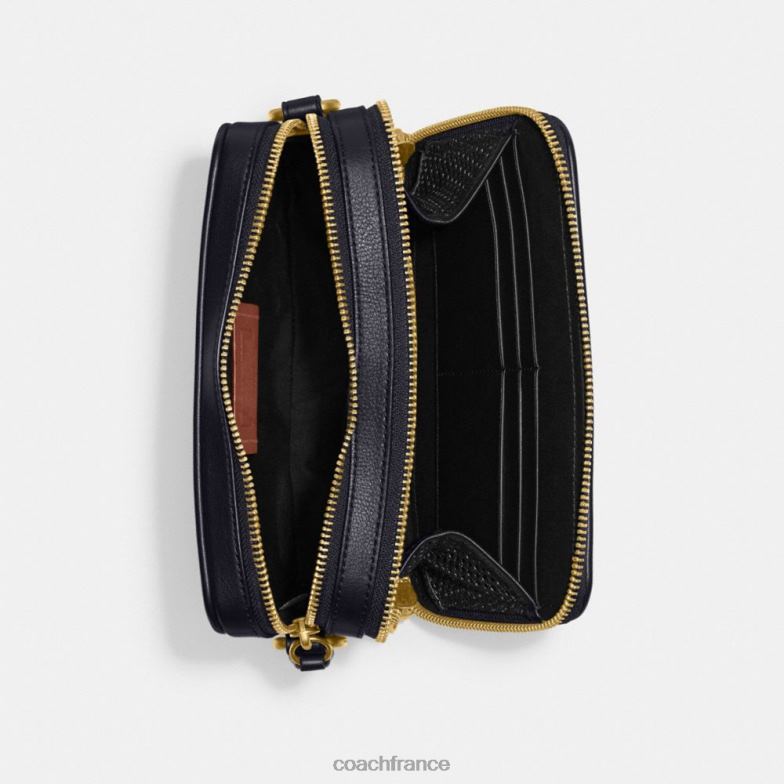 Coach Hommes sac à bandoulière Charter en jacquard signature La marine de minuit HHR6J667