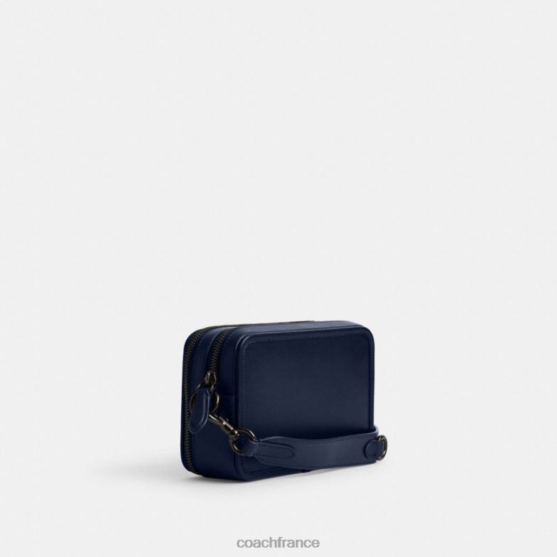 Coach Hommes sac à bandoulière charter avec pochette hybride bleu profond HHR6J668