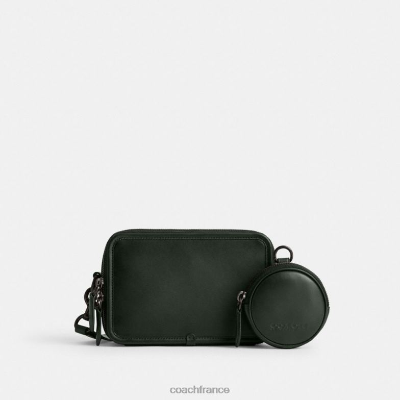Coach Hommes sac à bandoulière charter avec pochette hybride vert amazonien HHR6J669