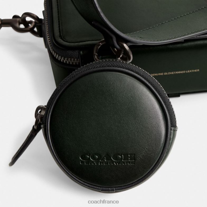Coach Hommes sac à bandoulière charter avec pochette hybride vert amazonien HHR6J669