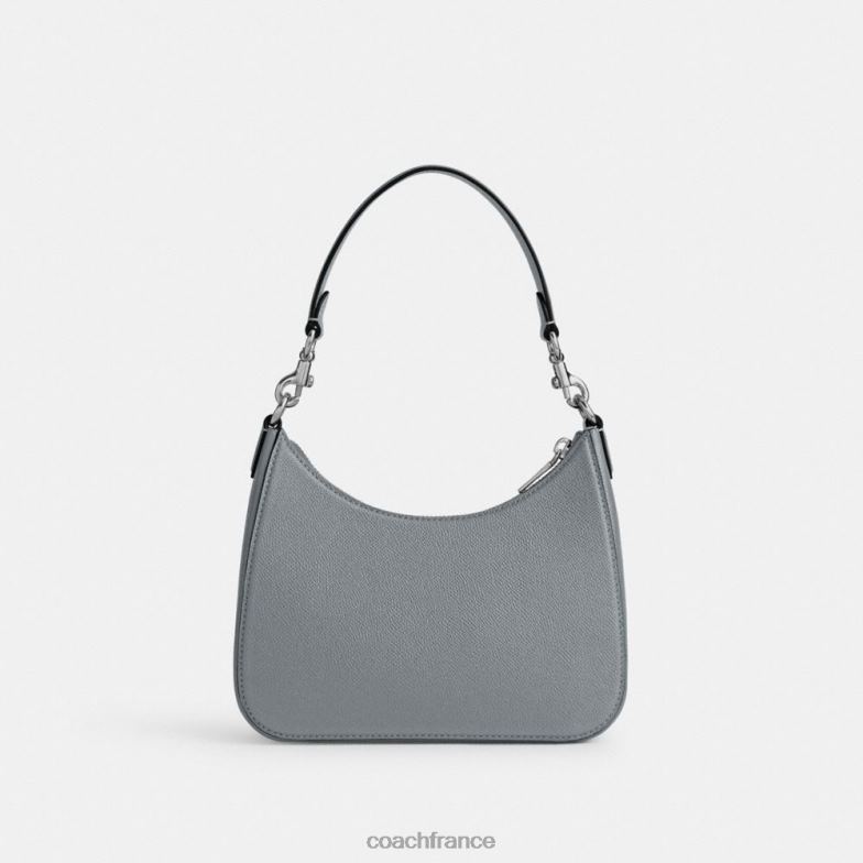 Coach Hommes sac à bandoulière hobo avec toile signature gris bleu HHR6J666