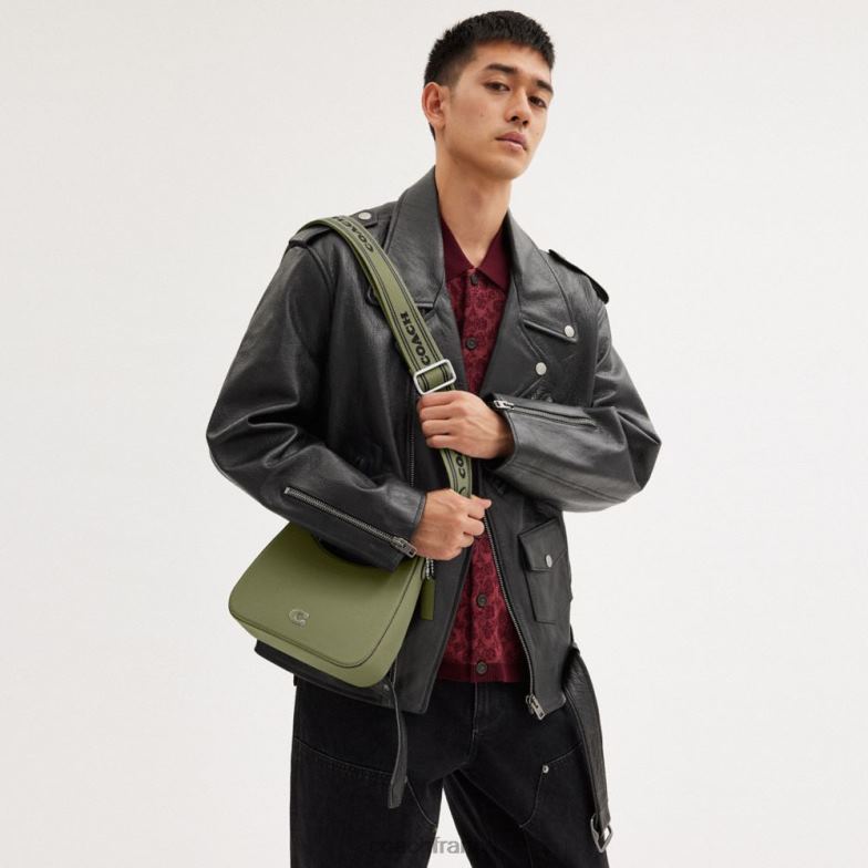 Coach Hommes sac à bandoulière hobo avec toile signature mousse HHR6J646