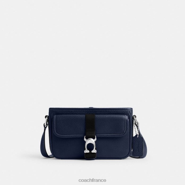 Coach Hommes sac à bandoulière slim beck bleu profond HHR6J661