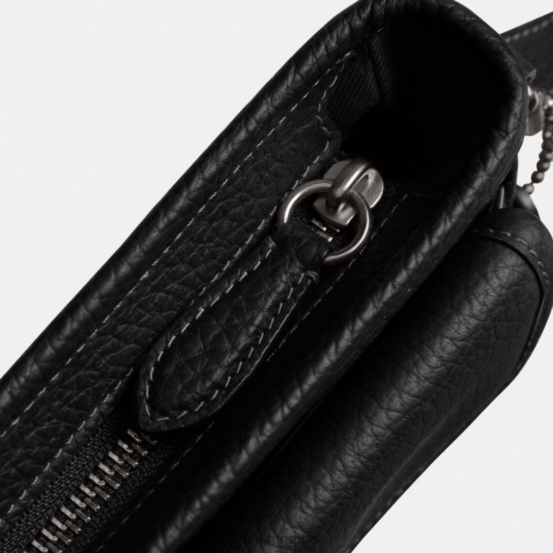 Coach Hommes sac à bandoulière slim beck noir HHR6J660