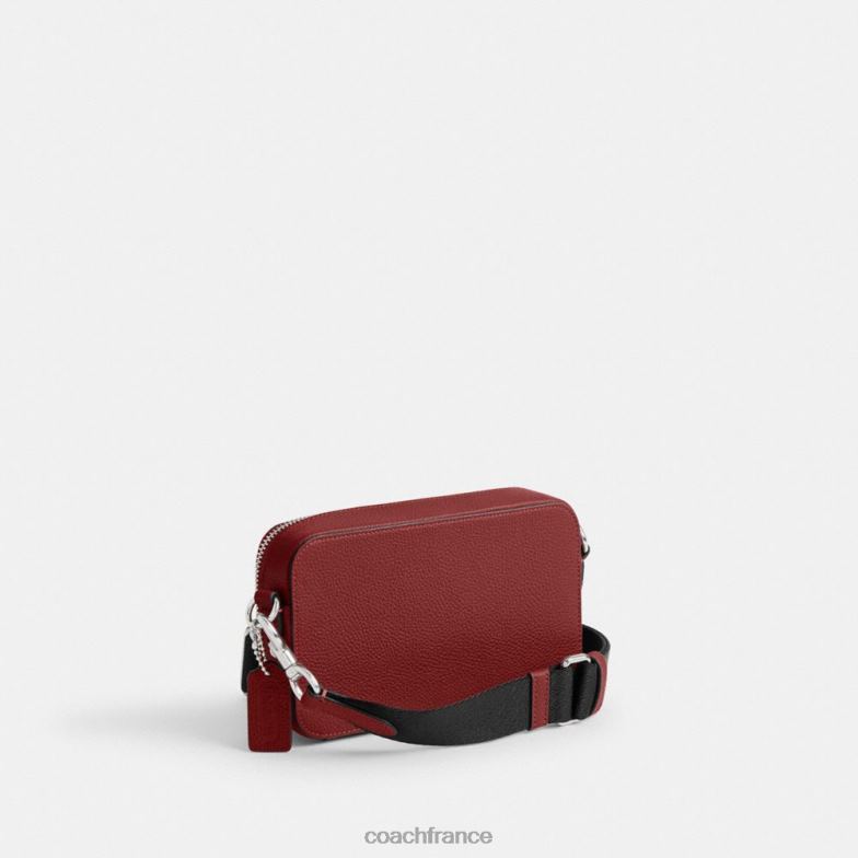 Coach Hommes sac à bandoulière slim charter rouge rubis HHR6J649