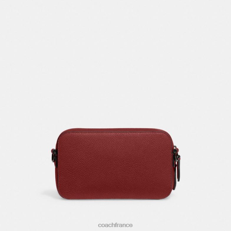 Coach Hommes sac à bandoulière slim charter rouge rubis HHR6J649