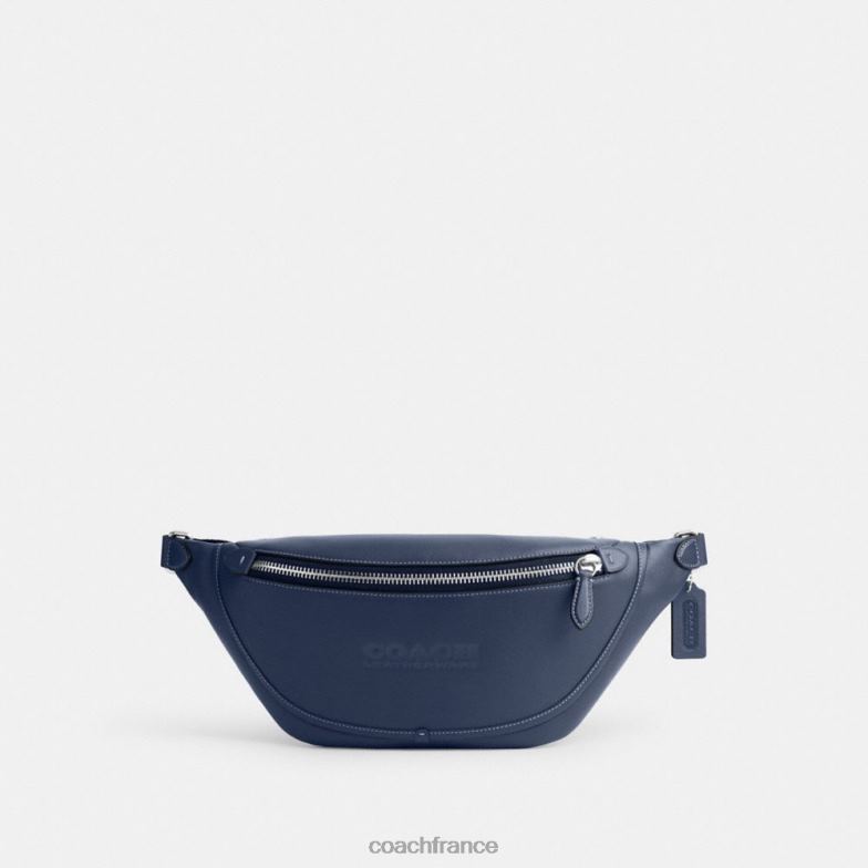 Coach Hommes sac ceinture de la ligue bleu profond HHR6J671