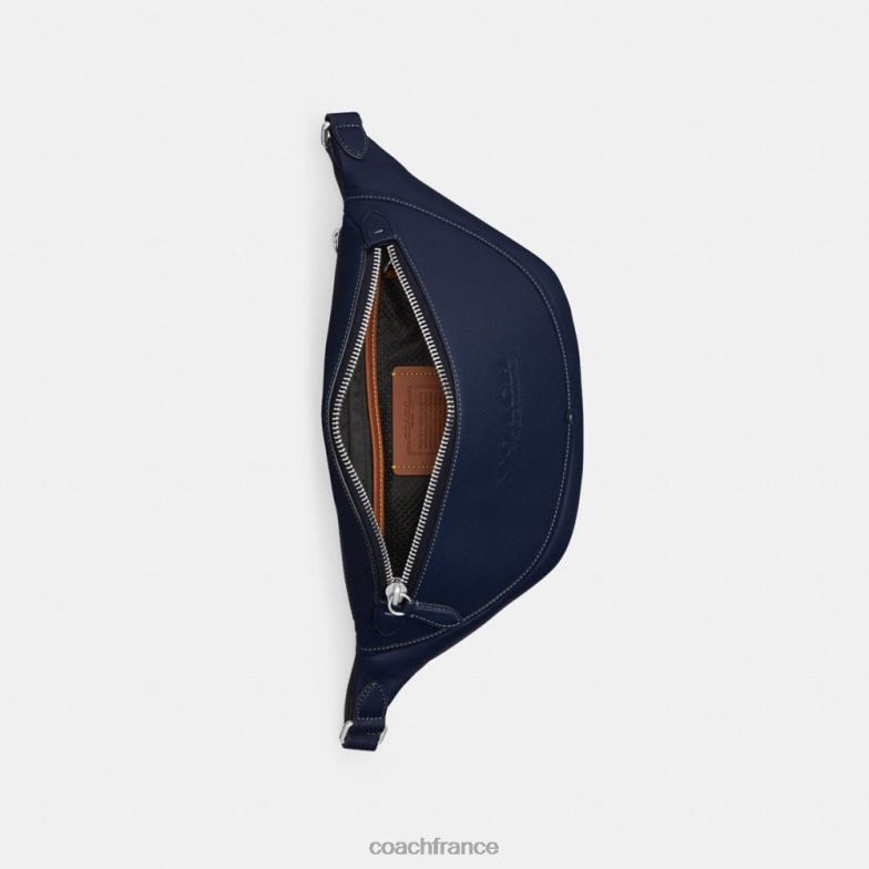 Coach Hommes sac ceinture de la ligue bleu profond HHR6J671